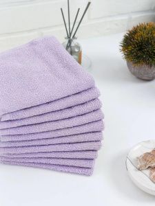 Салфетка махровая, г/к, 30х30, арт. ВТ 30-30Г, 380 гр/м2, цвет: 805-насыщ.сирень