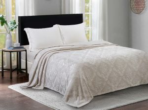 Плед ВЕЛСОФТ диз. 062 (13-0000) Лунный луч (ромб) (Л)