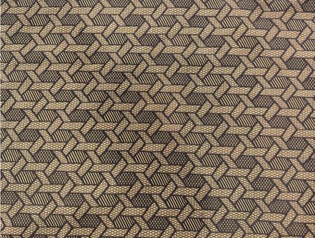 Покрывало гобеленовое двухцветное диз. № JB-216-1 т.коричневый