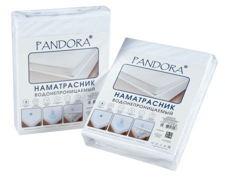 Наматрасник водонепроницаемый ТМ Pandora / борт 30/ 200х200х30