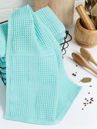 Полотенце вафельное, г/к, 260 гр/м2, 100х150, арт. CW 100-150, цвет: 1080-ментоловый